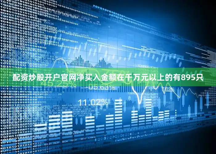 配资炒股开户官网净买入金额在千万元以上的有895只