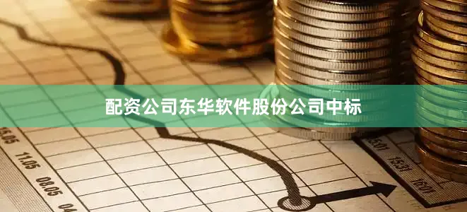 配资公司东华软件股份公司中标